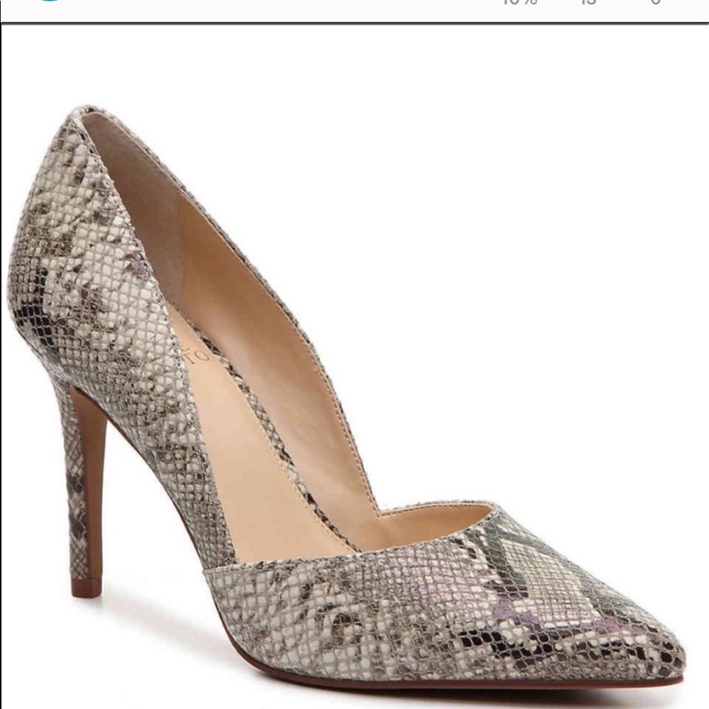 Vince Camuto Snakeskin Pumps